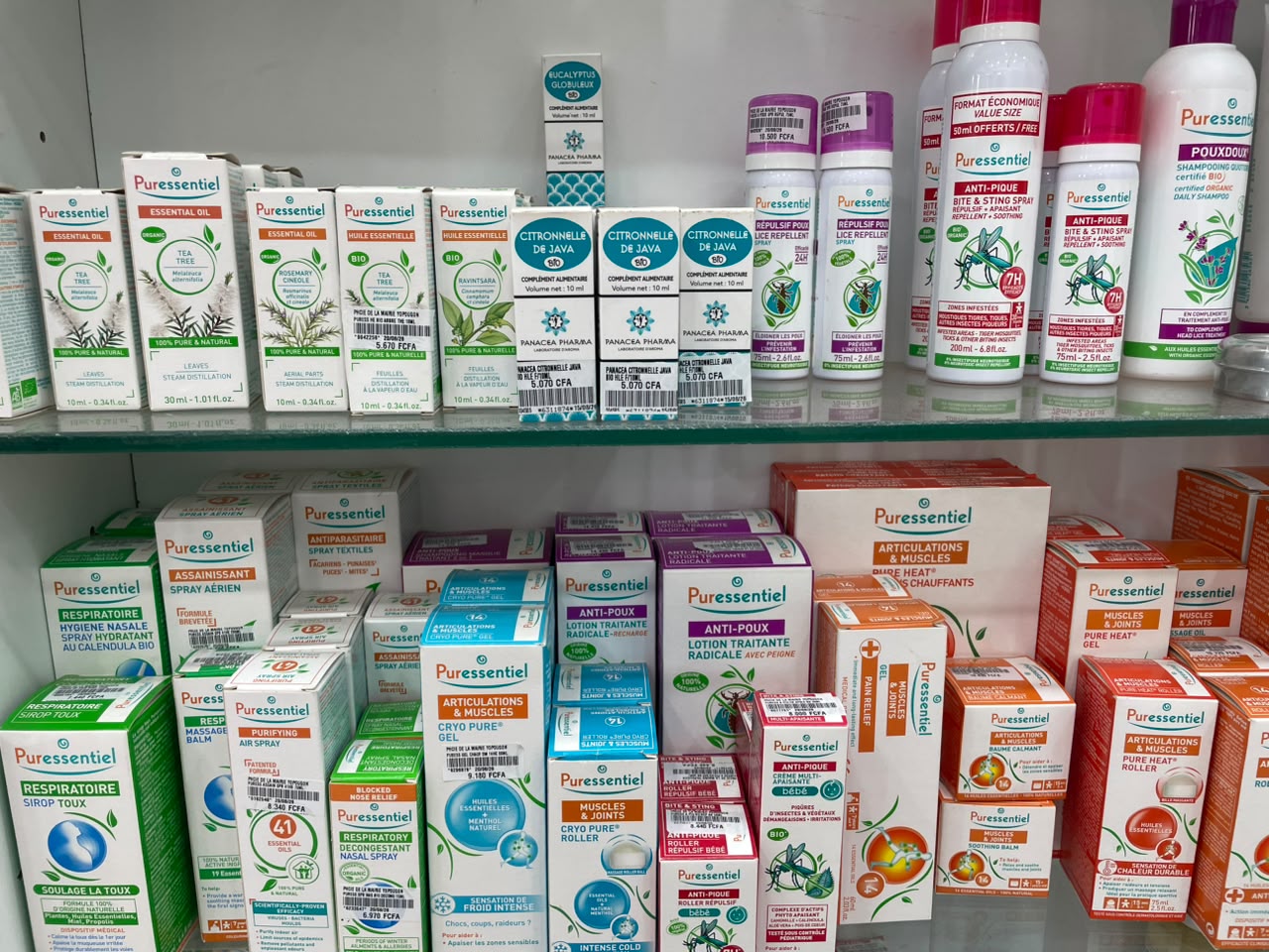 Produits d'aromathérapie et huiles essentielles